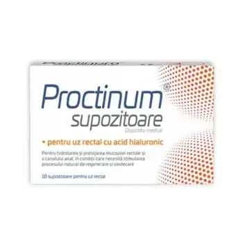 Proctinum Suppositories – 10 Count for Hemorrhoid Relief - MAYONAL STORE