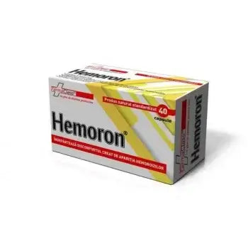 Hemoron - 40 Capsules for Hemorrhoid Relief - MAYONAL STORE