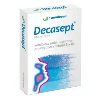 Decasept, immune support, 24 tablets, Amniocen, vitamin supplement, immune system boost, cold prevention, respiratory health, natural remedy, health supplement, wellness