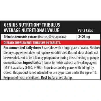 Tribulus - 90 Capsules for Vitality and Performance