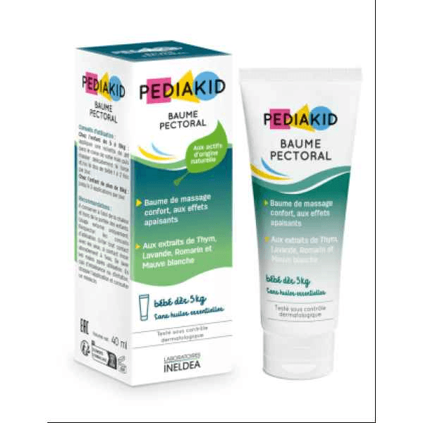 PEDIAKID Pectoral Massage Balm 40 ml – Muscle Relaxation