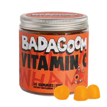Vitamin C Gummy Chews, Badagoom, 60 count, vitamin C supplement, immune support, gummy vitamins, natural wellness, antioxidant support, daily vitamins, chewable vitamins