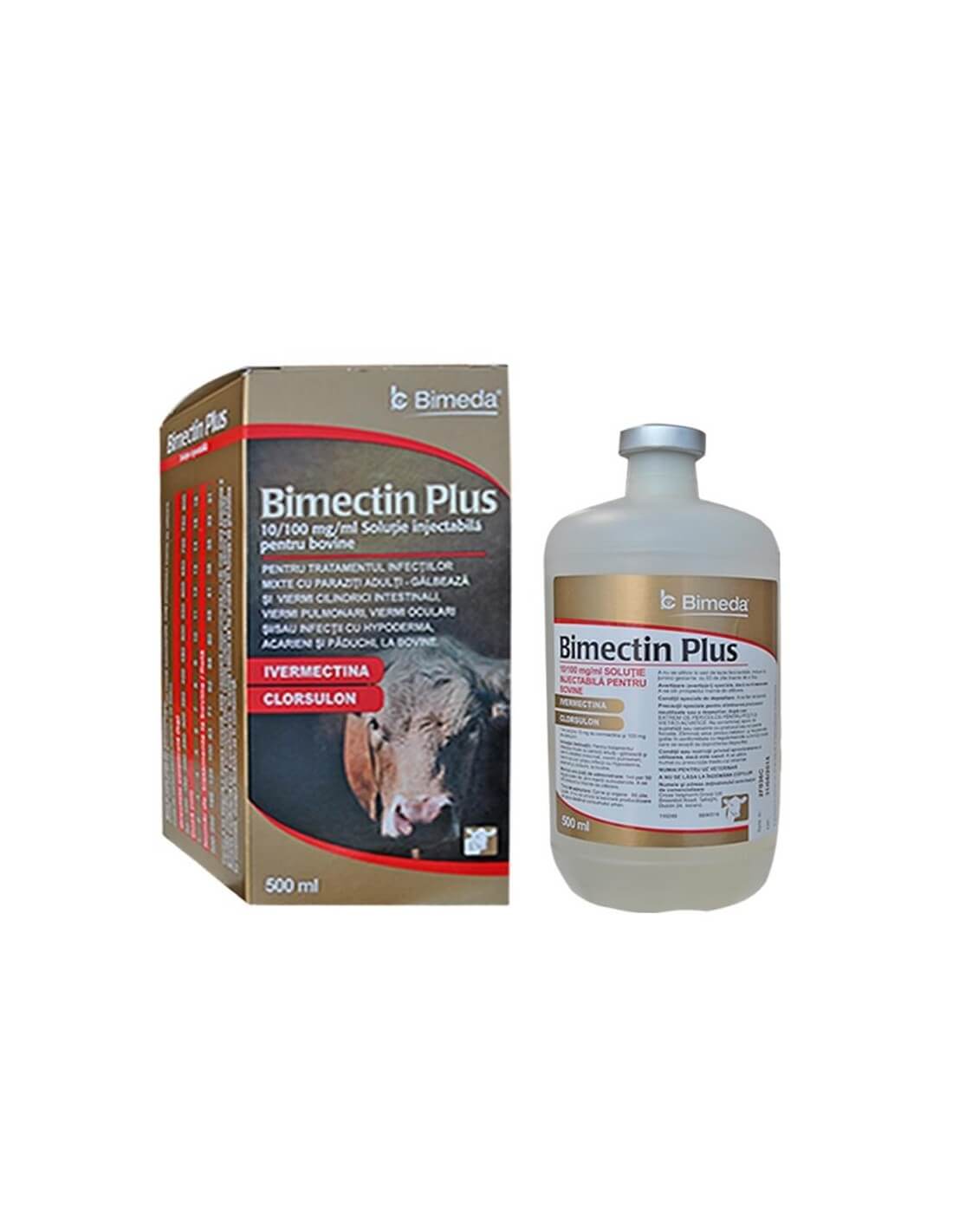 BIMECTIN PLUS 250/500 ML - Injectable Antiparasitic Solution - MAYONAL STORE