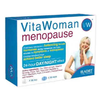 VitaWoman - Menopause Symptom Relief, 60 Capsules by Eladiet - MAYONAL STORE